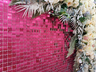 Flitrové panely Dark Raspberry Matte (30 cm * 30 cm)