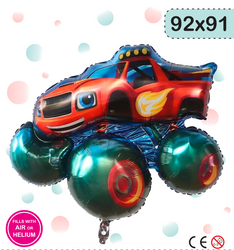 Fóliový balónek Auto Blaze (92 cm * 91 cm)