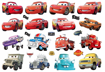 Dětské tetování Cars, McQueen (1 ks)
