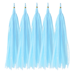 Ogon do balonów Błękitny, Tassel (5szt)