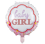 Balon foliowy Baby Girl 18" (45cm.)