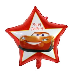 Balon foliowy Cars Happy Birthday  18" (45cm.)