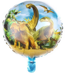 Fóliový balónek Dinosauři 18" (45cm).)