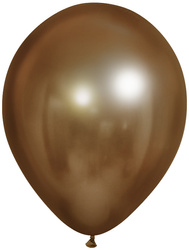 Balónky 12" chrom, šampaňské (50 ks)./ balení.)