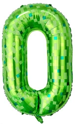 Foil Balloon Number "7" Spider Red/Blue (100cm.)