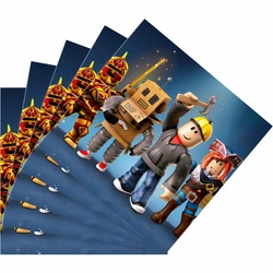 Roblox paper napkins birthday decoration 20 pcs.