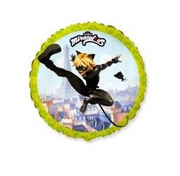 Balon foliowy Czarny Kot 18" (45cm), FLEXMETAL™