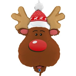 Foil Reindeer Balloon, Grabo