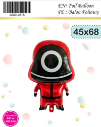 Balon Foliowy Squid Game, Ludzik (45cmx68cm)