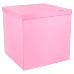 Exclusive pink gift box for balloons, 70x70 cm