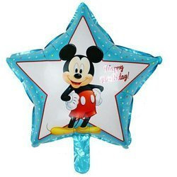 Fóliový balónek Mickey Star 18" (45 cm).)