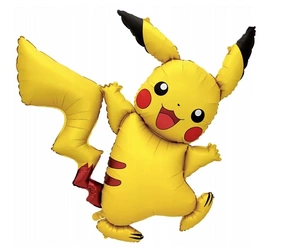 Foil balloon with Pikachu character - 120 cm