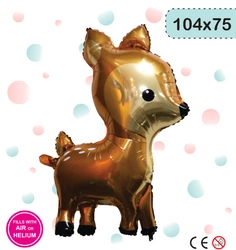 Foil Deer Balloon (104cm*75cm)