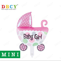 Повітряна кулька з фольги для дитячої коляски Baby Girl