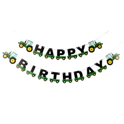 Happy Birthday Tractor Tractor Farm Birthday Decoration Garland