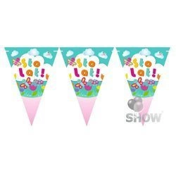Triangle Paper Garland Happy Birthday