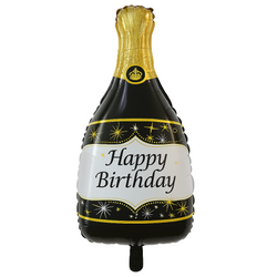 Champagne Happy Birthday Foil Balloon (50cm*99cm)