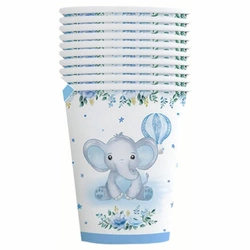 Baby Elephant paper cups - 10 pcs.