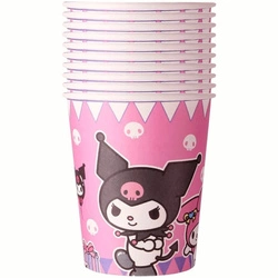 Kuromi Paper Cups - pink, 10 pcs.