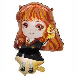 Foil balloon "Hermione on a broomstick" - A magical decoration from the wizarding world