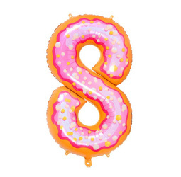 Fóliový balónek s číslem "8" (100 cm).)