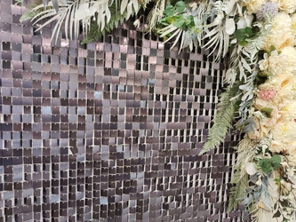 Matte Graphite Sequin Panels (30cm*30cm)