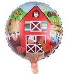 Fóliový balónek Happy Farm 18" (45 cm).)