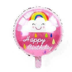 Balon foliowy Happy Birthday 18" (45cm.)