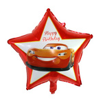 Balon foliowy Cars Happy Birthday  18" (45cm.)