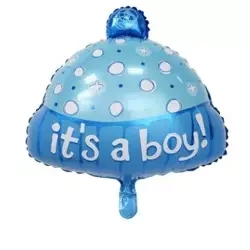 Balon Foliowy Czapeczka it's a Boy Niebieska (49cm*58cm)