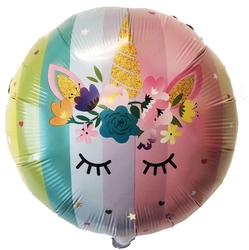 Unicorn 18" (45cm) foil balloon.)