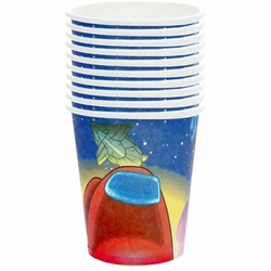 Among Us paper cups party decoration 10 pcs.