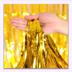 Gold Decorative Curtain 100x200cm