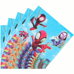 Papírové ubrousky "Spidey a přátelé" - 20 ks., 16,5 x 16,5 cm