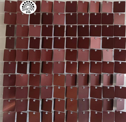 Bordó flitrové panely (30 cm * 30 cm)