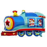 Фольгована повітряна кулька Потяг (82см*69см)