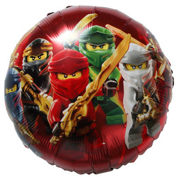 Фольгована куля Ninjago 18" (45 см).)