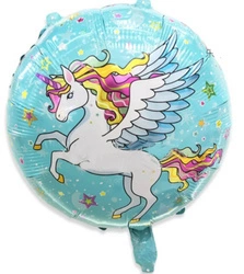 Unicorn 18" (45cm) foil balloon.)