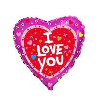 Фольгована куля I Love You 18" (45 см), FLEXMETAL™