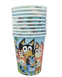 Bluey Paper Cups - 8,5 cm, 10 pcs.