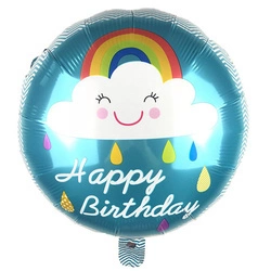 Happy Birthday 18" Foil Balloon (45cm.)