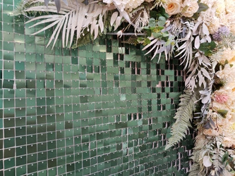 Matte Sage Sequin Panels (30cm*30cm)