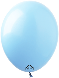 Premium SHOW 5 Inch Rubber Balloons, Macaron Blue (051)