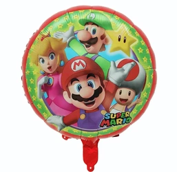 Balon foliowy Mario 18" (45cm.)