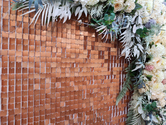 Flitrové panely Copper Matt (30 cm * 30 cm)