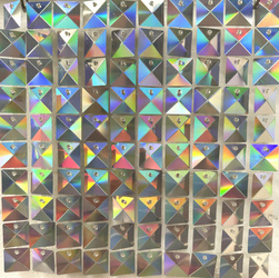 Diamantové duhové flitrové panely (30 cm * 30 cm)