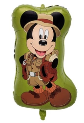 Balon foliowy Mickey Mouse w stroju podróżnika – 35cm x 53 cm