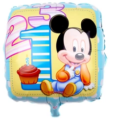 Mickey 18" (45cm) foil balloon.)