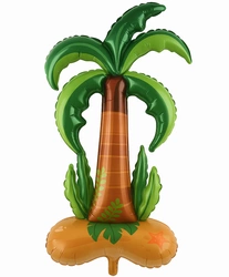 Palm foil balloon - tropical accent for any occasion 80 cm x 150 cm.