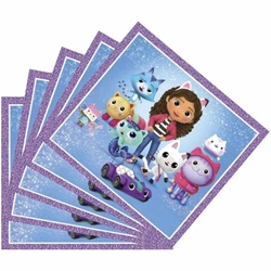 Gabby's Dollhouse Paper Napkins - 17 x 17 cm (20 pcs.)